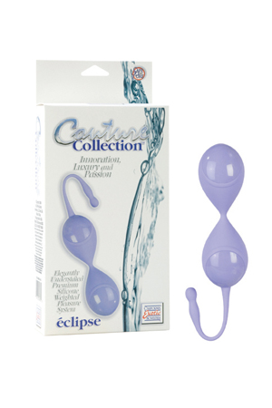 Шарики вагинальные SE-4568-14-3 Couture Collection Eclipse со смещенным центром тяжести  фиолетовые